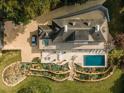 theescombe-hill-house-Amberley-Minchinhampton-Common-aerial-view theescombe hill house